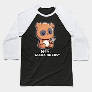 Where's The Food Cute Kawaii Baseball T-Shirt